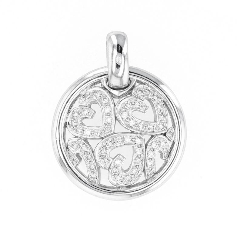 Acheter Pendentif coeurs diamants 0.26 carat or blanc 11.18g Comme neuf - 2300,00 € Pendentif coeurs diamants 0.26 carat or blanc 11.18g Comme neuf - reconditionné disponible sur Gemme Les Bijoux